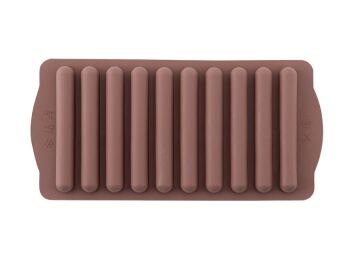 SİLİCOLİFE ÇUBUK ÇİKOLATA VE BUZ KALIBI KAHVERENGİ