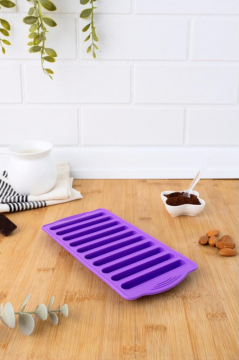 SİLİCOLİFE ÇUBUK ÇİKOLATA VE BUZ KALIBI LİLA