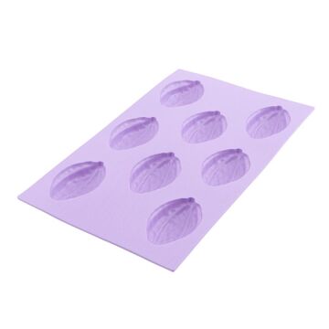 SİLİCOLİFE 8'Lİ BÜYÜK CEVİZ KEK KALIBI LİLA