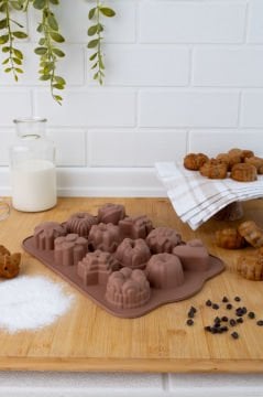 SİLİCOLİFE 12'Lİ KARMA KEK KALIBI