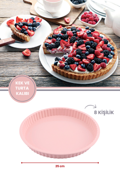 SİLİCOLİFE BORCAM KEK VE TURTA KALIBI(VAKUMLU)