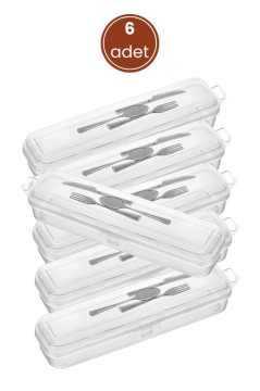 6’lı Çatal Kaşık Bıçak Kutusu Seti, Sofra Takımı Saklama Kutusu Çeyizlik Çekmece Taşınır Organizer