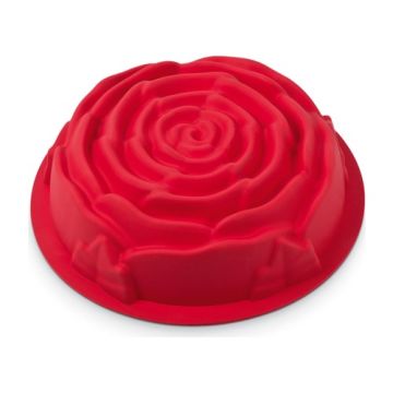 Silicolife SET010 Sevgiliye Özel Kalp ve Gül Desenli Kek ve Pasta Kalıbı Seti