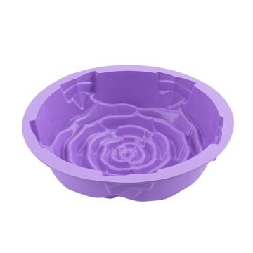 SİLİCOLİFE GÜL KEK KALIBI LİLA
