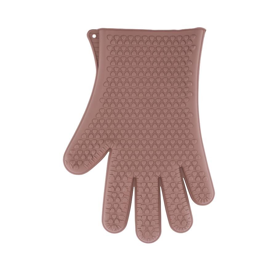 SİLİCOLİFE BEŞ PARMAK FIRIN ELDİVENİ KAHVERENGİ