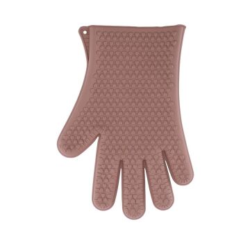SİLİCOLİFE BEŞ PARMAK FIRIN ELDİVENİ KAHVERENGİ