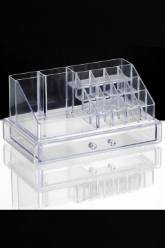 Flosoft Çekmeceli Makyaj Organizeri, Tek Katlı Kozmetik Makyaj Takı Çekmece Set Düzenleyici