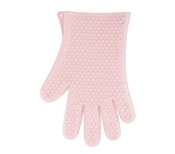 SİLİCOLİFE BEŞ PARMAK FIRIN ELDİVENİ SOFT PEMBE
