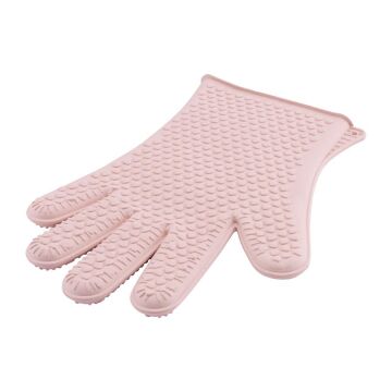 SİLİCOLİFE BEŞ PARMAK FIRIN ELDİVENİ SOFT PEMBE
