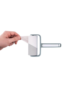 Tüy Toplayıcı Rulo, Kedi Köpek Tüyü Elbise Kanepe Araba Koltuğu Yapışkanlı Temizleme Rulo 60 Yaprak