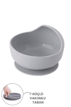 Silicolife Eğimli Mama Kasesi, Vakum Tabanlı Bebek Çocuk Eğimli Mama Tabağı Gıda Sertifikalı