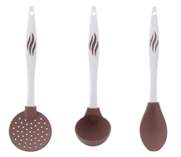 SLİCOLİFE ŞEFİN SERVİS SETİ KAHVERENGİ