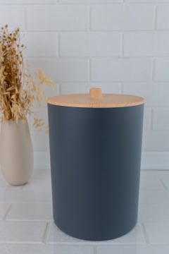 Flosoft Bambu Desenli Mutfak Banyo Çöp Kovası