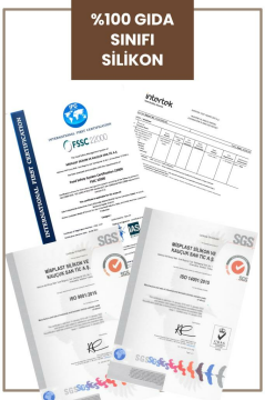 Silicolife Mama Kasesi Düz, Vakum Tabanlı Bebek Çocuk Eğimli Mama Tabağı Gıda Sertifikalı