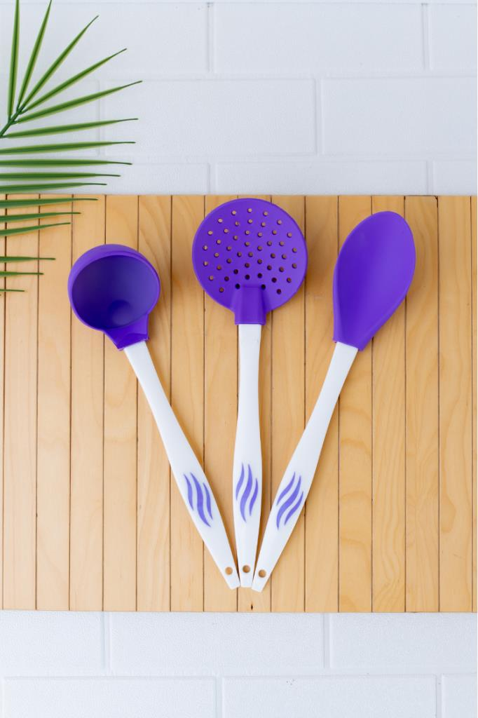 SLİCOLİFE ŞEFİN SERVİS SETİ LİLA