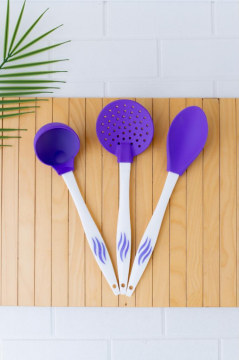 SLİCOLİFE ŞEFİN SERVİS SETİ LİLA