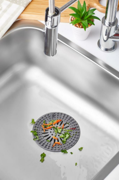 Flosoft Süzgeçli Lavabo Banyo Küvet Tıkacı, Yuvarlak Evye Küvet Banyo Gider Kapağı