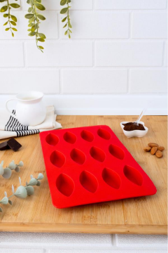 SİLİCOLİFE MİNİ MEKİK KEK KALIBI Kırmızı