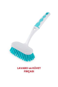 Flora 4’lü Softline Temizlik Seti, F393 Lavabo Fırçası + F300 Bulaşık Fırçası + F309 Camsil + F308 Pompa