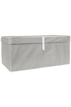 Mega Kutu Hurç, Yastık Çarşaf Kıyafet Dolap İçi Düzenleyici Mukavva Destekli (60x40cm) 1 Adet Gri