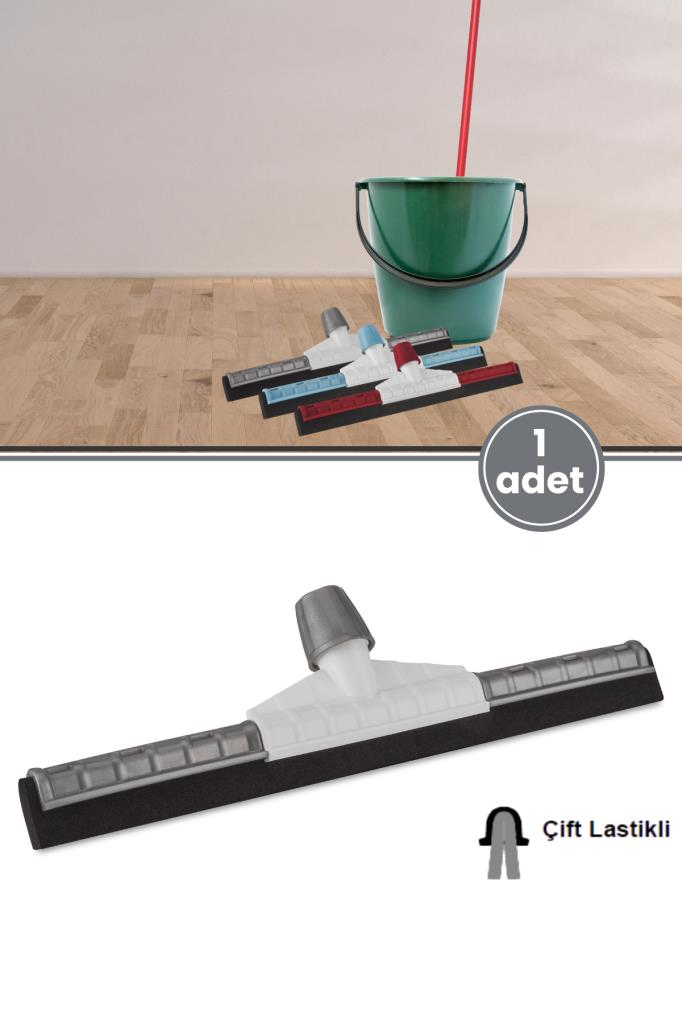 Flora Çift Lastikli Trendy Yersil 40 Cm, Plastik Çekçek Çekpas Başlığı (Standart Saplarla Uyumlu) F364