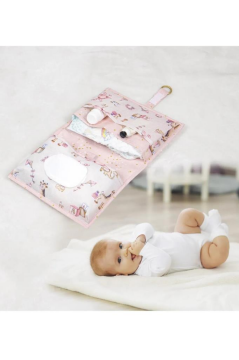 Onikiden Bebek Alt Bakım Çantası, Baby Alt Açma Değiştirme Katlanır Organizer Pembe