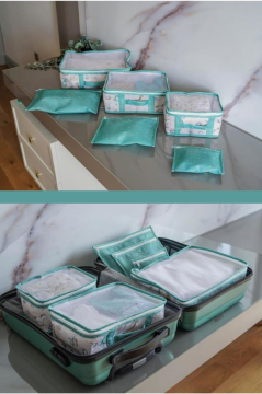 Onikiden 6’lı Bebek Doğum Çanta Seti, Çok Kullanışlı Düzenleyici Seyahat 6’lı Set