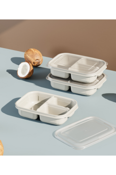 Üç Bölmeli Saklama Kabı 1700ml, Taşınabilir Kahvaltılık Öğün Diyet Beslenme Kutusu (850+425+425ml)