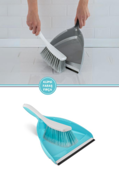 KLIPSLI FARAŞ FIRÇA TAKIMI Turkuaz