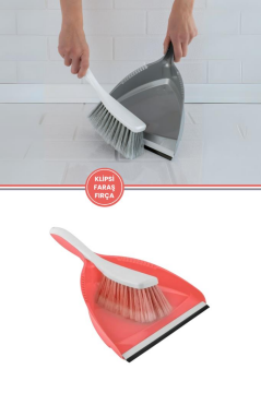 KLIPSLI FARAŞ FIRÇA TAKIMI FRANSIZ PEMBE