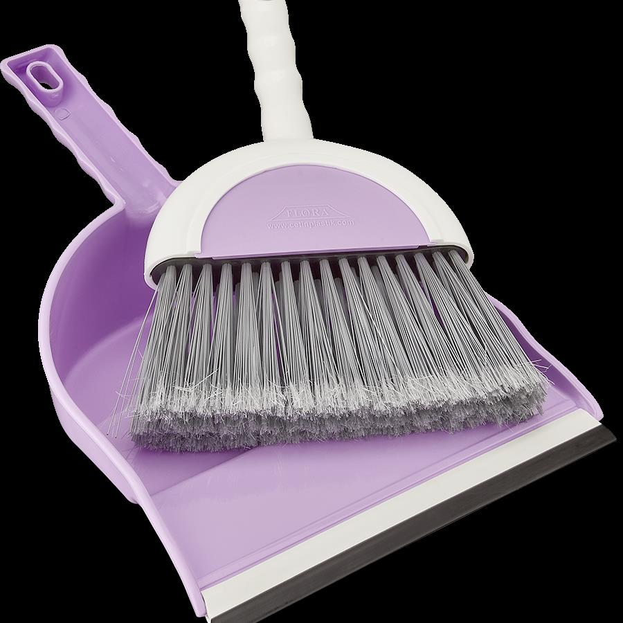 FLORA SÜPÜRGELİ FARAŞ TAKIMI F033 LİLA