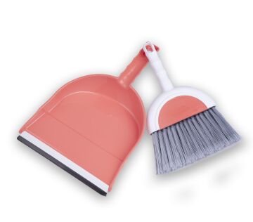 FLORA SÜPÜRGELİ FARAŞ TAKIMI F033 FRANSIZ PEMBE