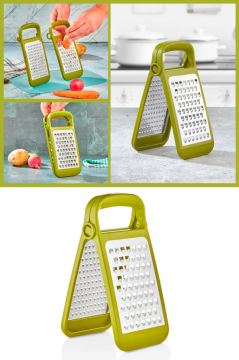 Flosoft Ayrılabilir Inox Paslanmaz Çelik Rende, Pratik Katlanabilir Özel Tasarım Rende