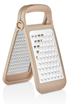 Flosoft Ayrılabilir Inox Paslanmaz Çelik Rende, Pratik Katlanabilir Özel Tasarım Rende Kahve