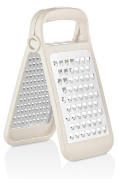 Flosoft Ayrılabilir Inox Paslanmaz Çelik Rende, Pratik Katlanabilir Özel Tasarım Rende Beyaz