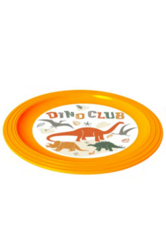 Flosoft Lisanslı Dino Club Çocuk Kahvaltı Seti, Dinozorlar Desenli Kase Tabak Bardak 3’lü Yemek Seti