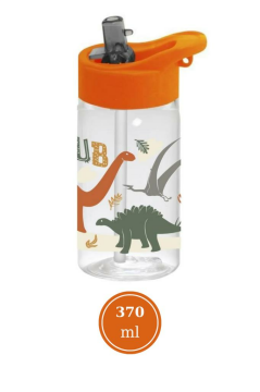 Flosoft Yarış Arabası Pipetli Çocuk Matara, Racer Desen Kapaklı Su Süt Meşrubat Bardağı 430ml