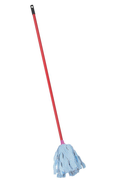 Standart Mop Temizlik Kovalarıyla Uyumlu Sap ve Paspas Seti, 120cm Vidalı Metal Sap + Papatya Paspas