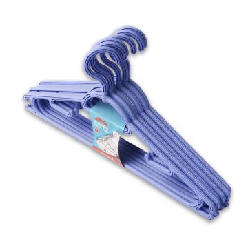 FLORA BÜYÜK BOY SMART ELBİSE ASKISI 6'LI 42 cm F312 Mavi