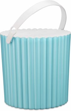 FLORA TRENDY ÇOK AMAÇLI YUVARLAK KOVA F365 Turkuaz