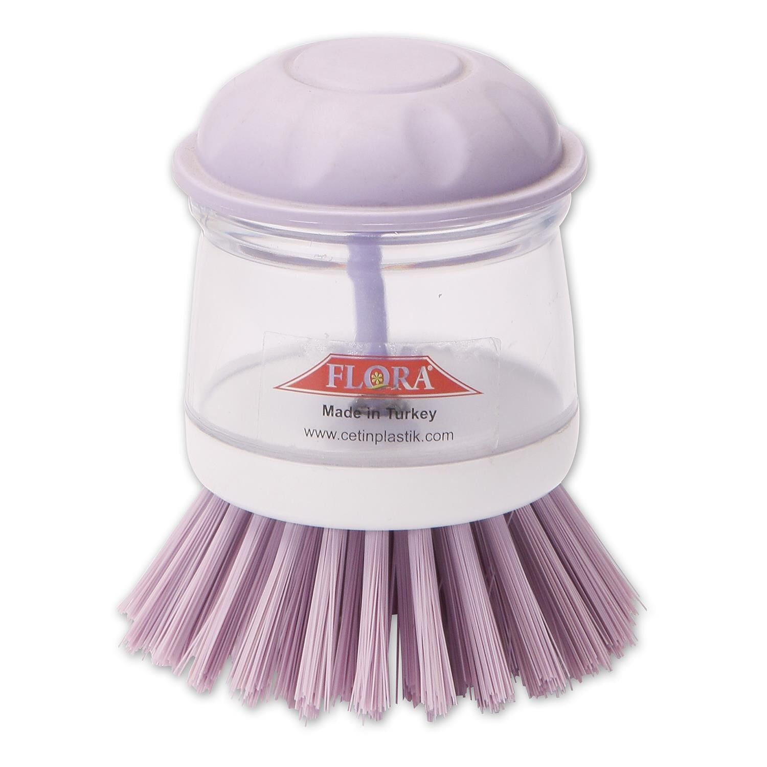 FLORA DETERJAN HAZNELİ BULAŞIK FIRÇASI F389 BEYAZ/LİLA