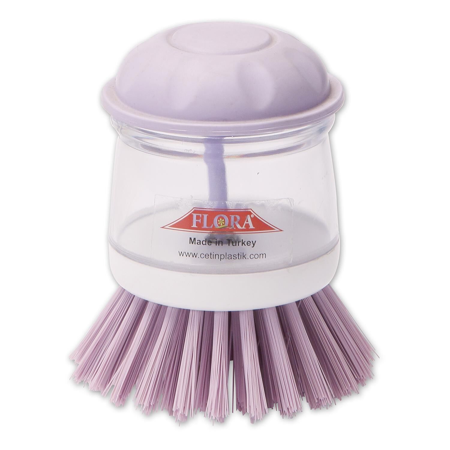 FLORA DETERJAN HAZNELİ BULAŞIK FIRÇASI F389 BEYAZ/LİLA