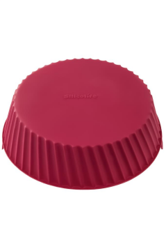 Onikiden Yanmaz Yapışmaz Airfryer Silikon Pişirme Kabı SL099 - Tüm Fritözlerle Uyumlu 20x5cm Fuşya