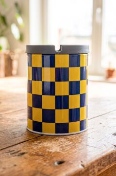 Fenerbahçe Desenli Metal Gövdeli Kokusuz Dumansız Küllük, Koku Hapsetme Özellikli Şık Tasarım