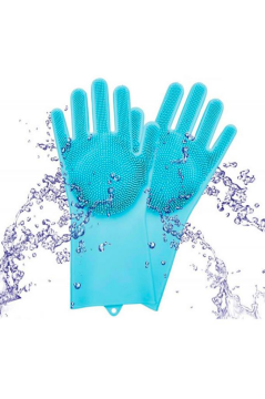SİLİCOLİFE SİHİRLİ ÇOK FONKSİYONLU BULAŞIK ELDİVENİ SL-060 Mavi