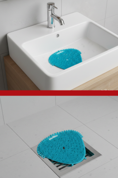 3 Adet PisMiss Üçgen Koku Giderici, Pisuvar Lavabo Banyo Gider Süzgeci Kir Leke Tutmaz 30 Gün Etkili