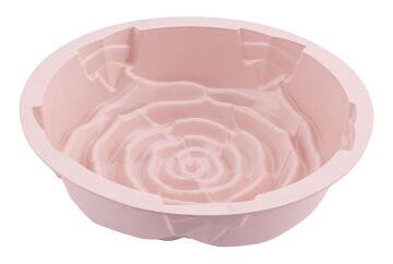 SİLİCOLİFE GÜL KEK KALIBI SOFT PEMBE