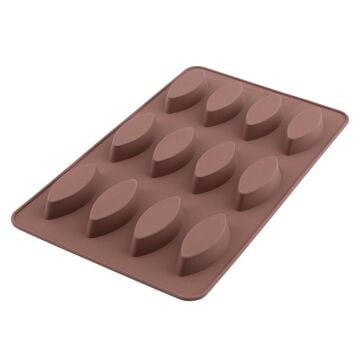 SİLİCOLİFE MİNİ MEKİK KEK KALIBI KAHVERENGİ