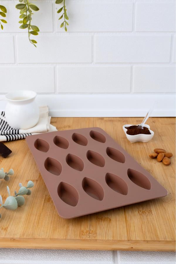 SİLİCOLİFE MİNİ MEKİK KEK KALIBI KAHVERENGİ