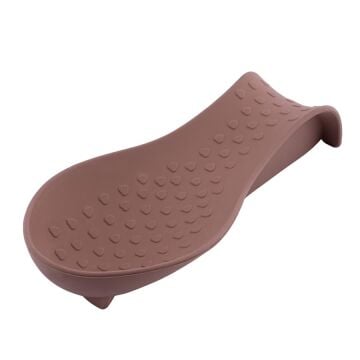 SİLİCOLİFE KALP DESEN KEPÇE ALTLIĞI KAHVERENGİ